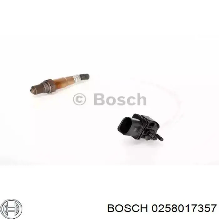 0 258 017 357 Bosch лямбда-зонд, датчик кислорода