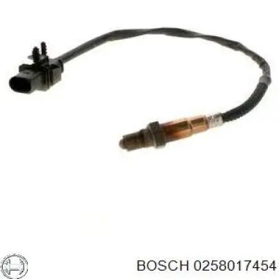 0258017454 Bosch лямбда-зонд, датчик кислорода