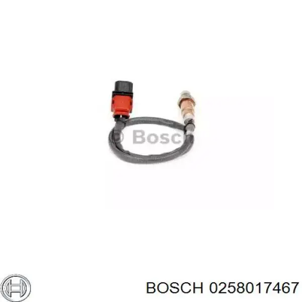 Лямбдазонд, датчик кисню до каталізатора 0258017467 Bosch