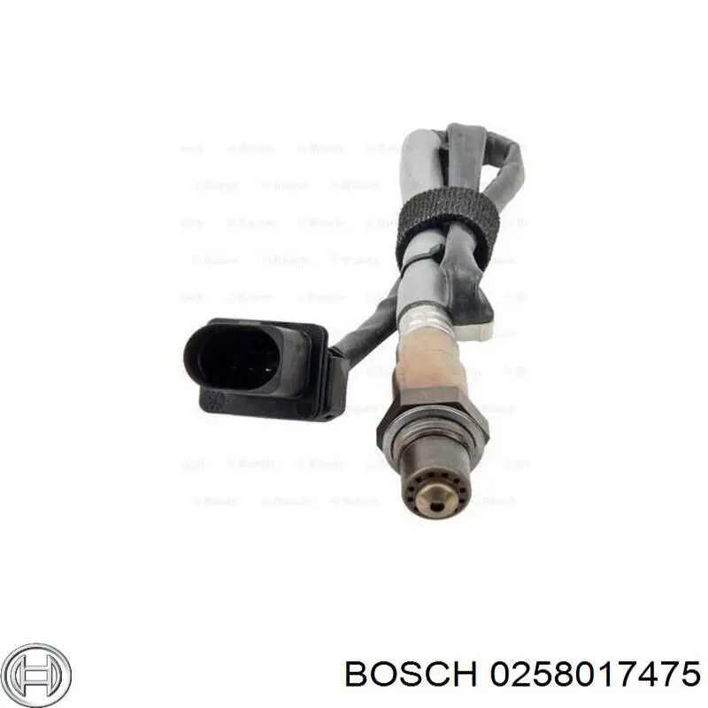 0 258 017 475 Bosch sonda lambda, sensor de oxigênio até o catalisador