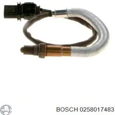 Sonda Lambda, Sensor de oxígeno antes del catalizador derecho 0258017483 Bosch