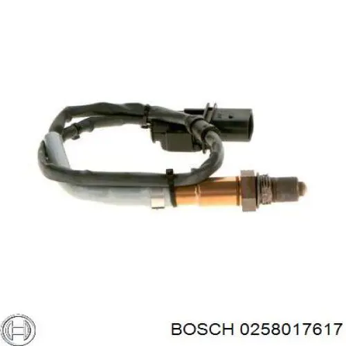 Sonda Lambda Sensor De Oxigeno Para Catalizador 0258017617 Bosch