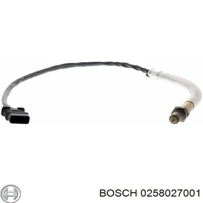 0258027001 Bosch лямбда-зонд, датчик кислорода
