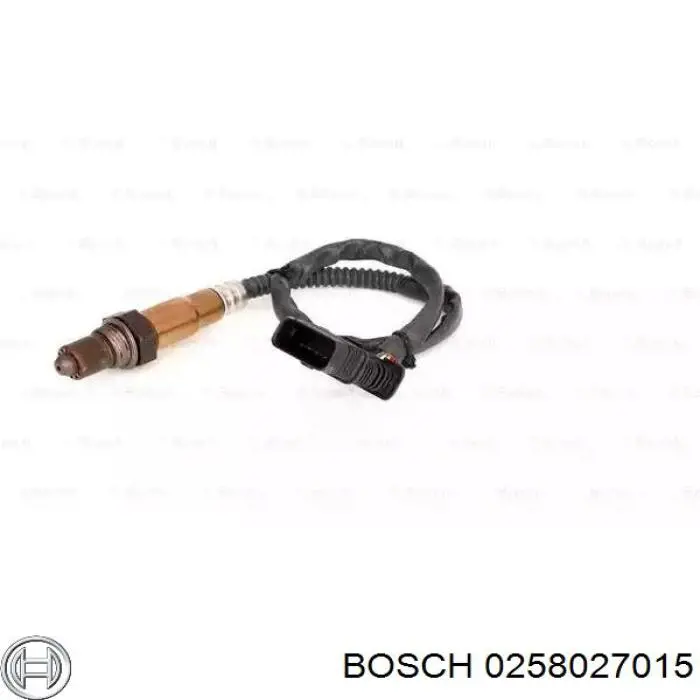0258027015 Bosch sonda lambda, sensor de oxigênio