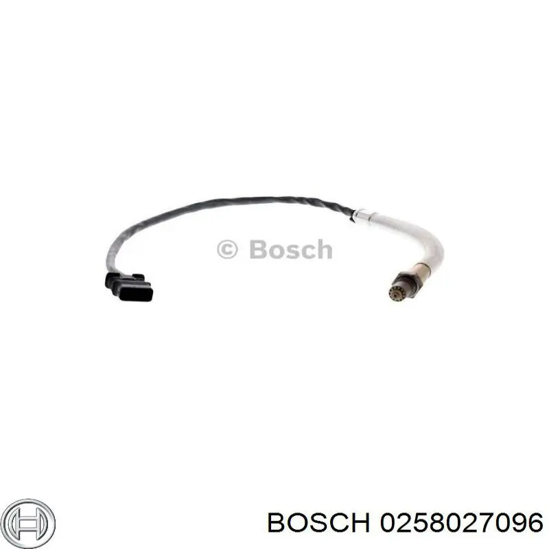 0258027096 Bosch sonda lambda, sensor de oxigênio até o catalisador
