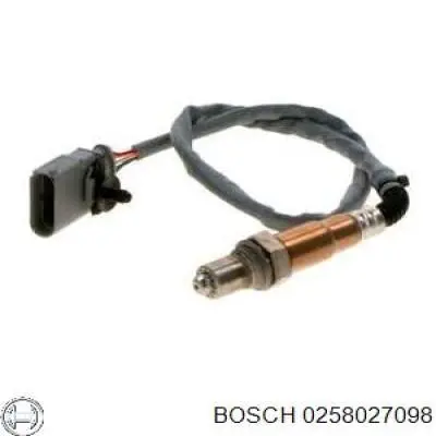 0 258 027 098 Bosch sonda lambda, sensor de oxigênio até o catalisador