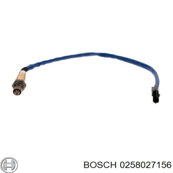 Лямбдазонд, датчик кислорода после катализатора Bosch 0258027156 цена, от 99.01 USD