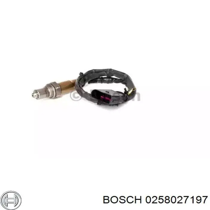 0 258 027 197 Bosch sonda lambda, sensor de oxigênio até o catalisador