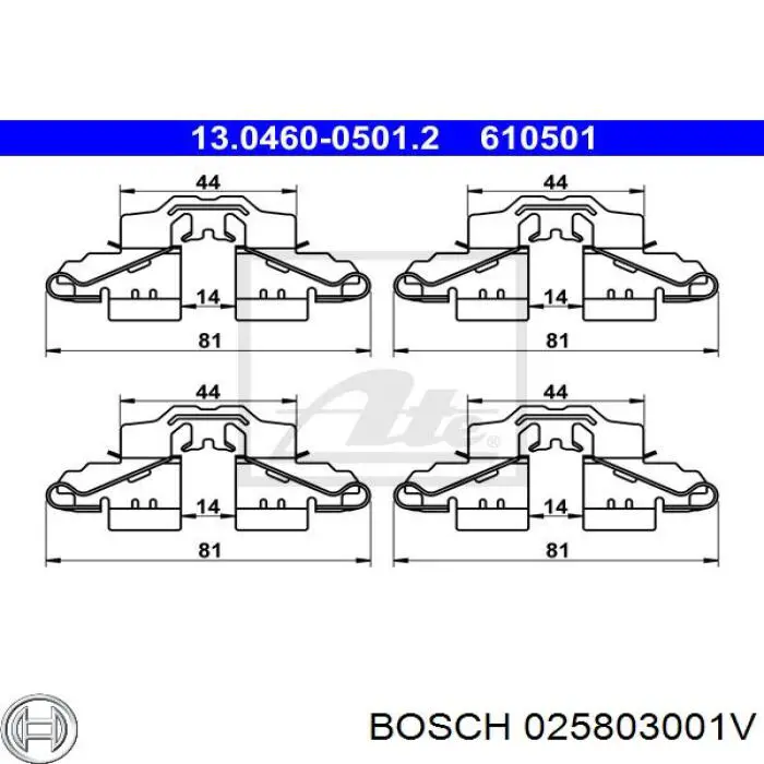 025803001V Bosch Датчик кислорода после катализатора