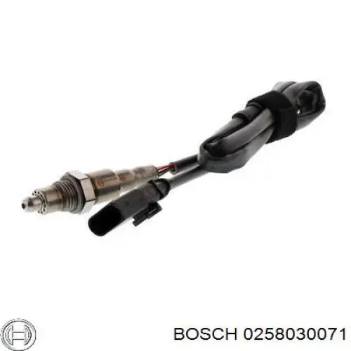 0258030071 Bosch sonda lambda, sensor de oxigênio até o catalisador