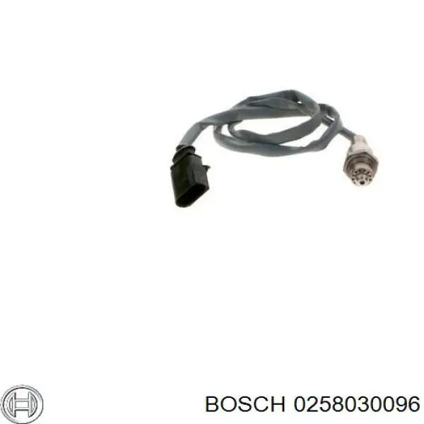 0258030096 Bosch sonda lambda, sensor de oxigênio depois de catalisador