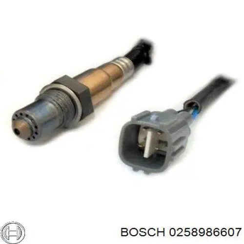 Датчик кислорода после катализатора 0258986607 Bosch