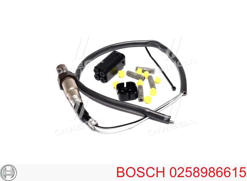 0258986615 Bosch лямбда-зонд, датчик кислорода до катализатора правый