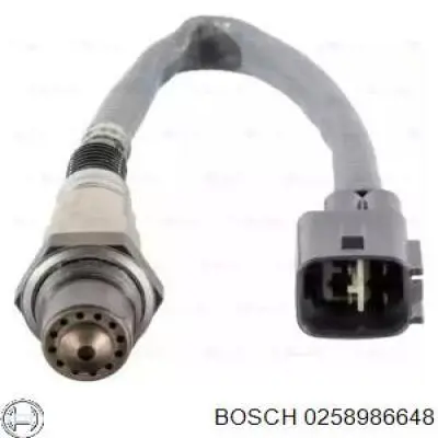 0258986648 Bosch лямбда-зонд, датчик кислорода после катализатора правый