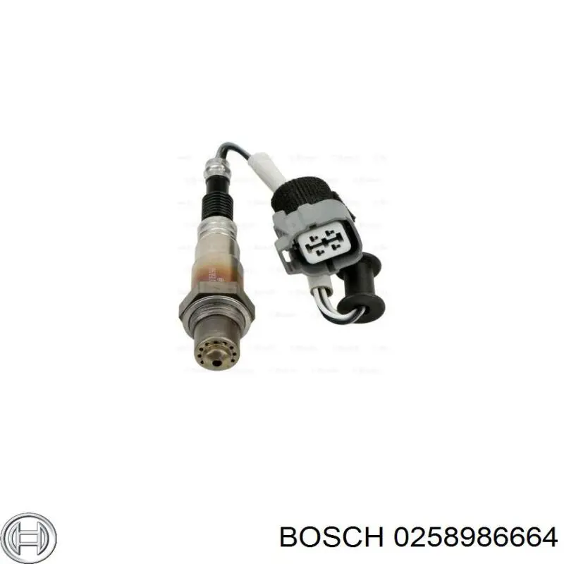 0258986664 Bosch лямбда-зонд, датчик кислорода