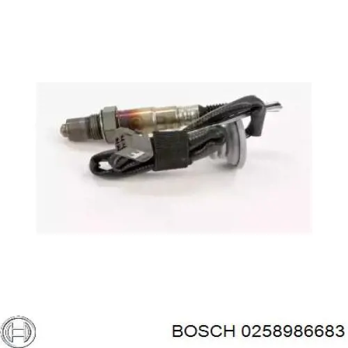 0 258 986 683 Bosch лямбда-зонд, датчик кислорода после катализатора левый