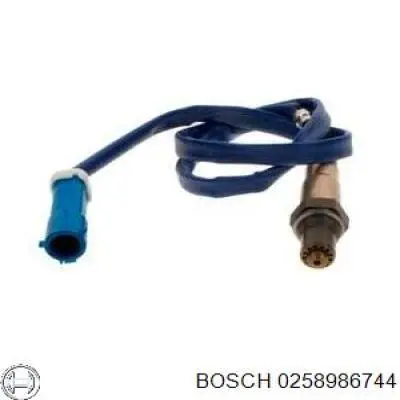 Sonda Lambda Sensor De Oxigeno Post Catalizador 0258986744 Bosch