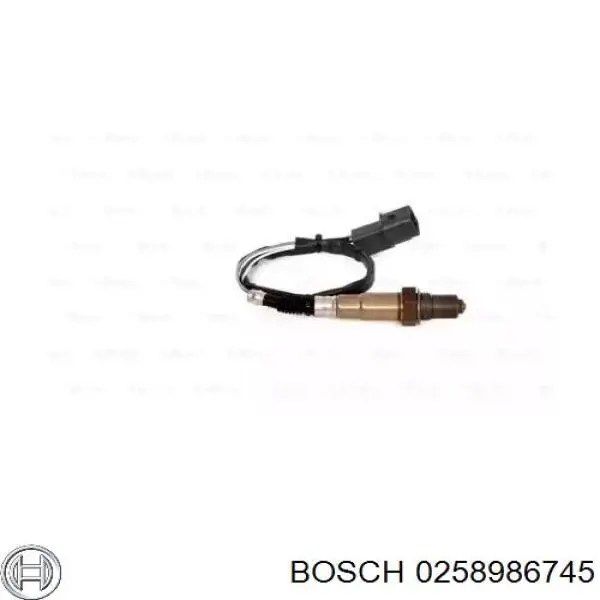 Купить 0258986745 Bosch Лямбда-зонд, датчик кислорода после катализатора