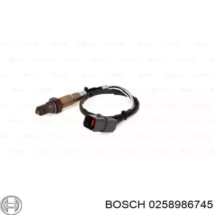 0258986745 Bosch sonda lambda, sensor de oxigênio depois de catalisador