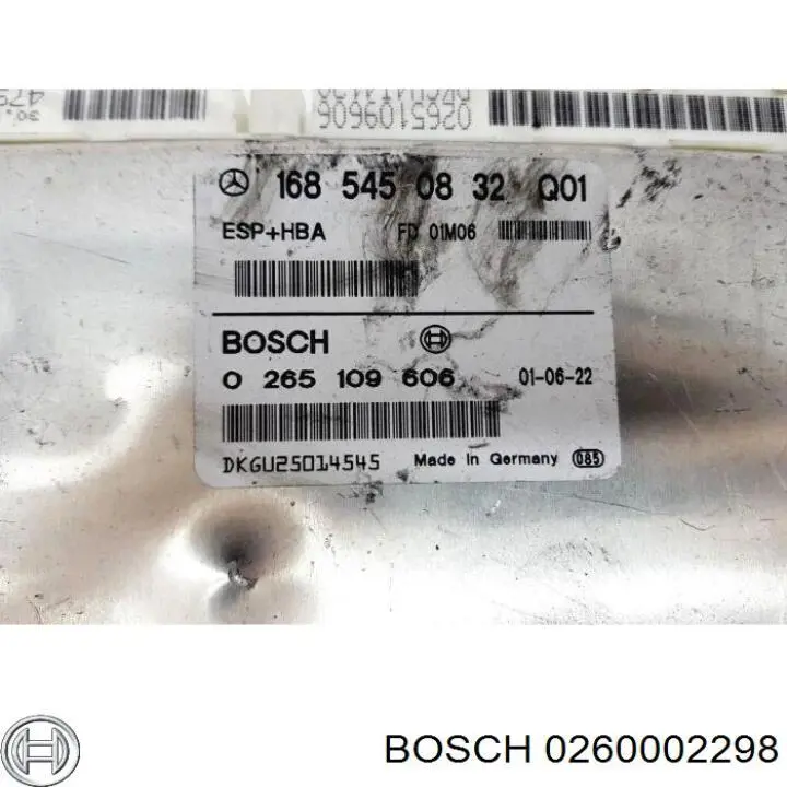 Блок управления акпп 0260002298 Bosch