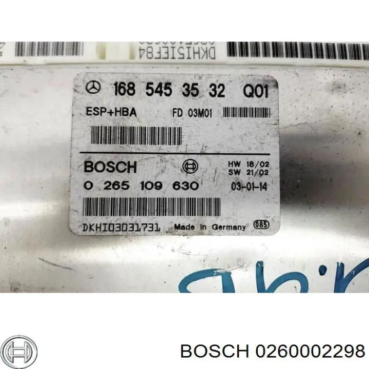 ЭБУ АКПП Bosch 0260002298