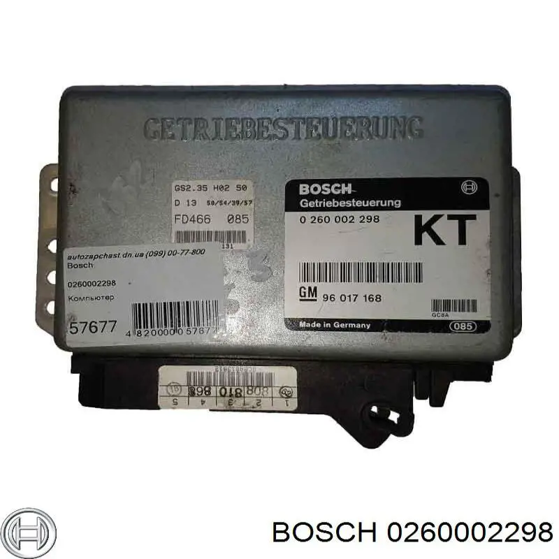 Модуль управления АКПП электронный Bosch 0260002298 цена, от 12.67 USD