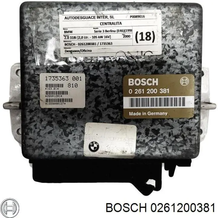  0261200381 Bosch