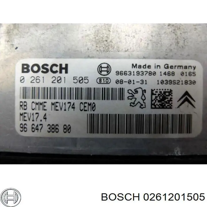 Модуль управления двигателем Bosch 0261201505