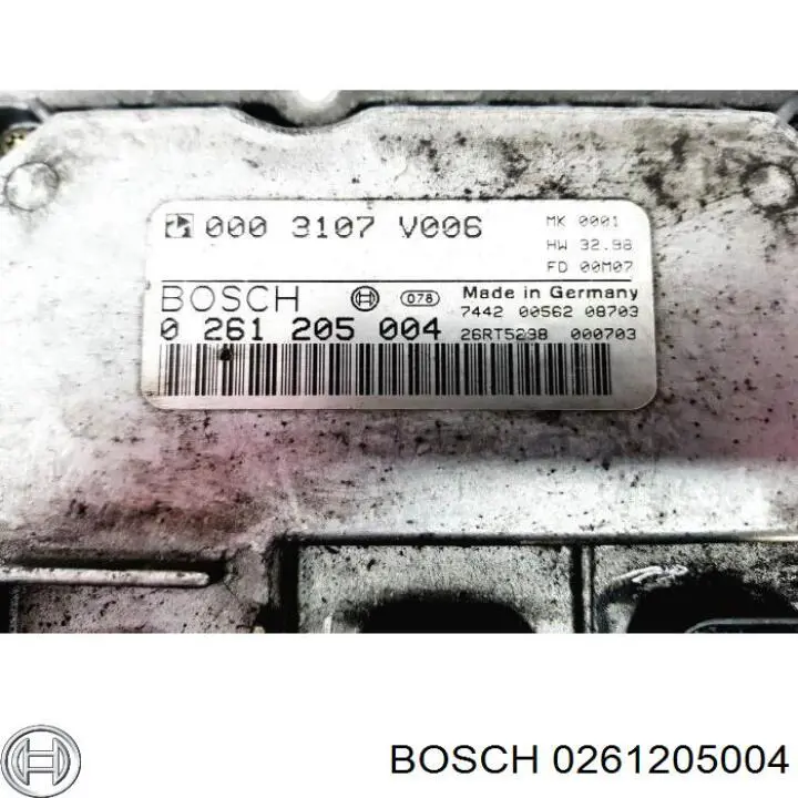 Купить 0261205004 Bosch Электронный блок управления двигателем