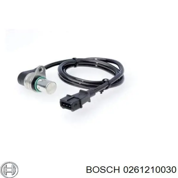 Датчик положения (оборотов) коленвала Bosch 0261210030