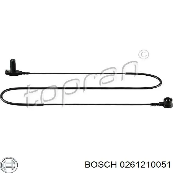 Датчик коленвала 0261210051 Bosch