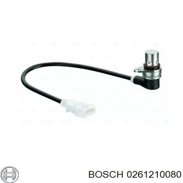 Sensor de posición del cigüeñal 0261210080 Bosch