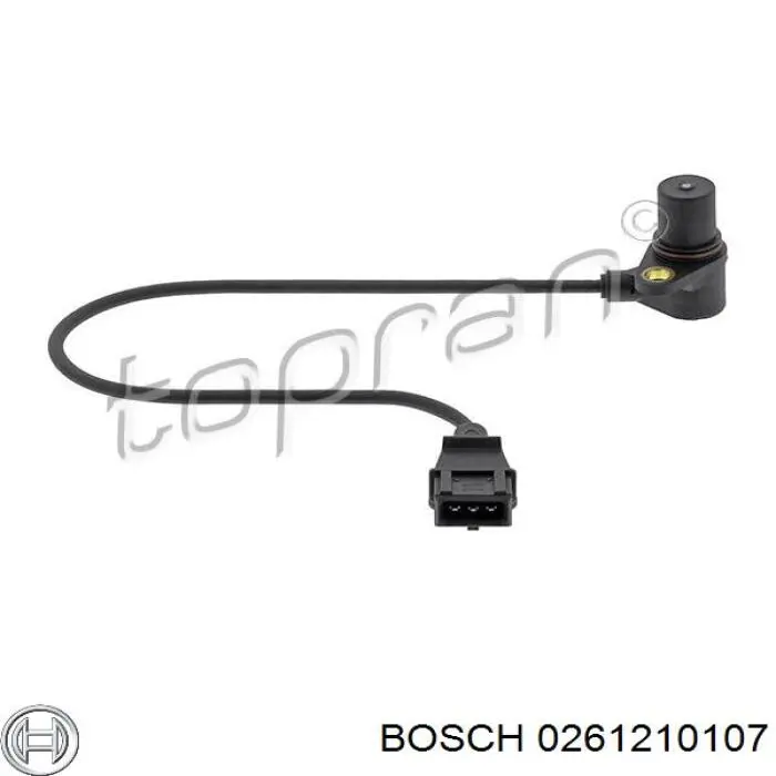 Sensor de posición del cigüeñal 0261210107 Bosch