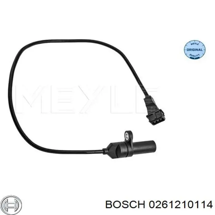 Датчик положения коленчатого вала Bosch 0261210114 цена, от 18.28 USD