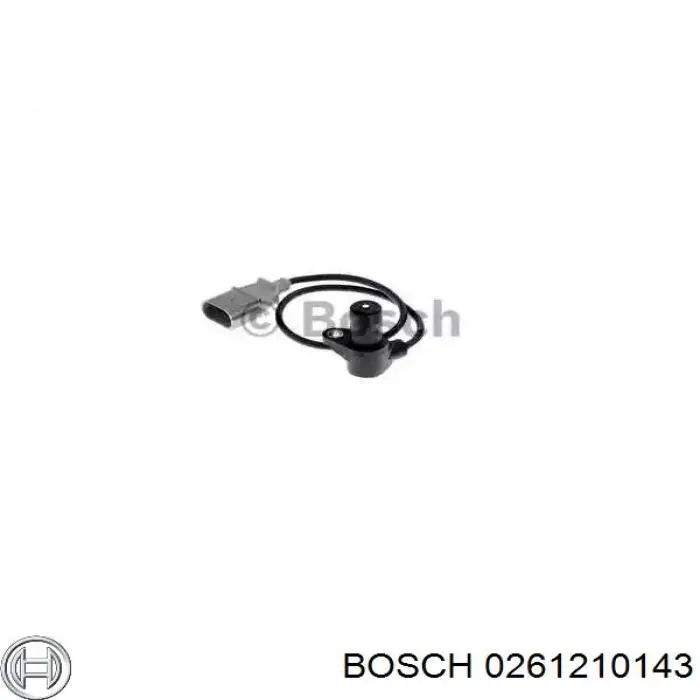 Датчик положения (оборотов) коленвала Bosch 0261210143
