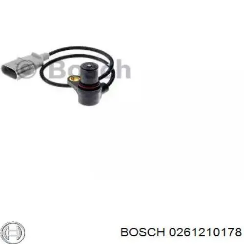 Датчик положения (оборотов) коленвала Bosch 0261210178