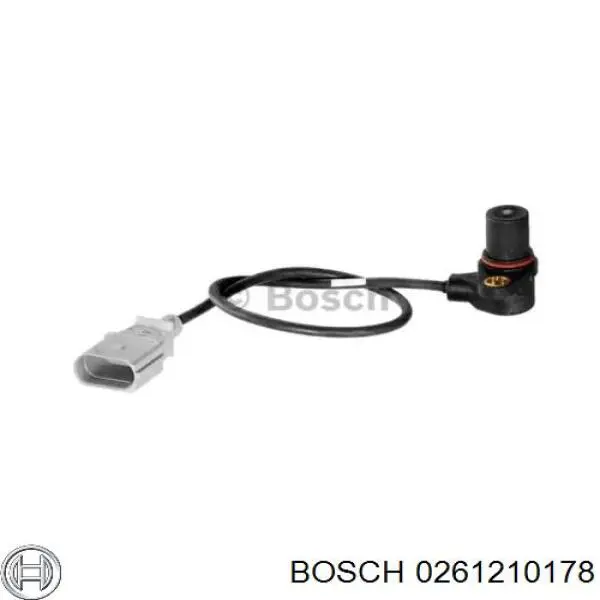 Sensor de posición del cigüeñal 0261210178 Bosch