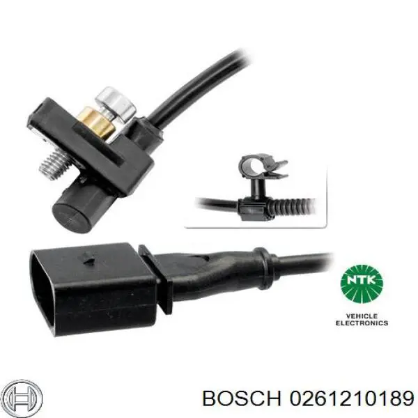 Датчик положения коленчатого вала Bosch 0261210189 цена, от 16.76 USD