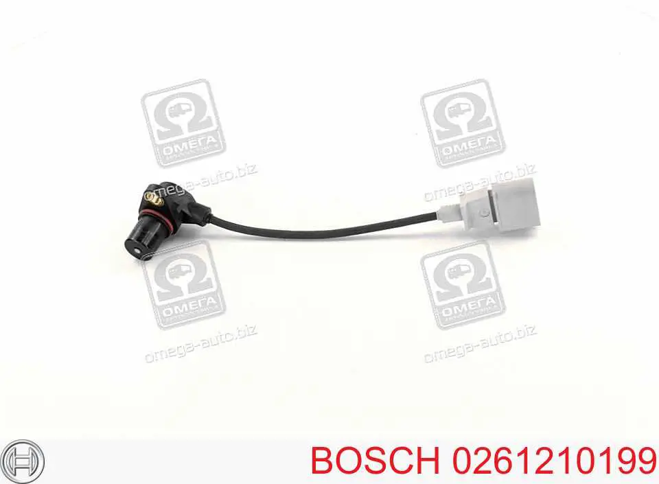 Датчик положения (оборотов) коленвала Bosch 0261210199