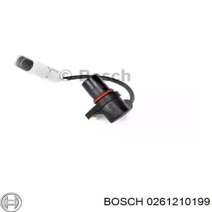 Sensor de posición del cigüeñal 0261210199 Bosch