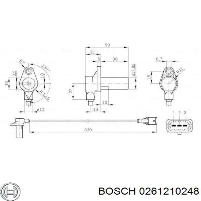  Bosch 261210248 цена, от 57.01 USD