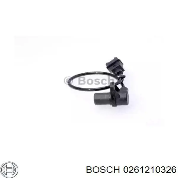 Sensor de posición del cigüeñal 0261210326 Bosch