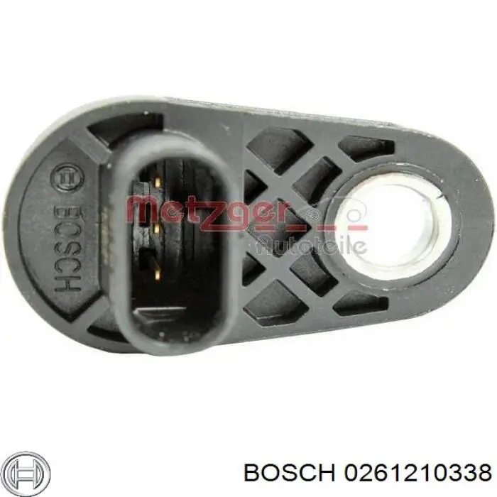 Sensor de posición del cigüeñal 0261210338 Bosch