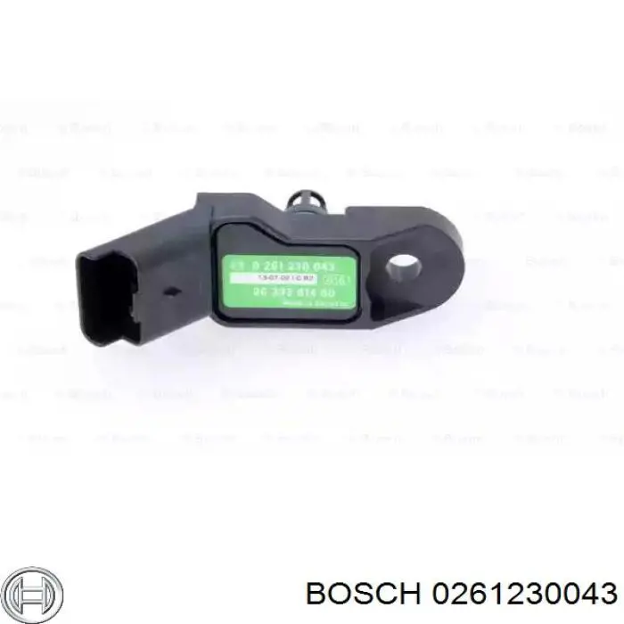 0261230043 Bosch датчик давления во впускном коллекторе, map