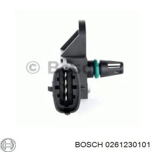 0 261 230 101 Bosch sensor de pressão no coletor de admissão, map