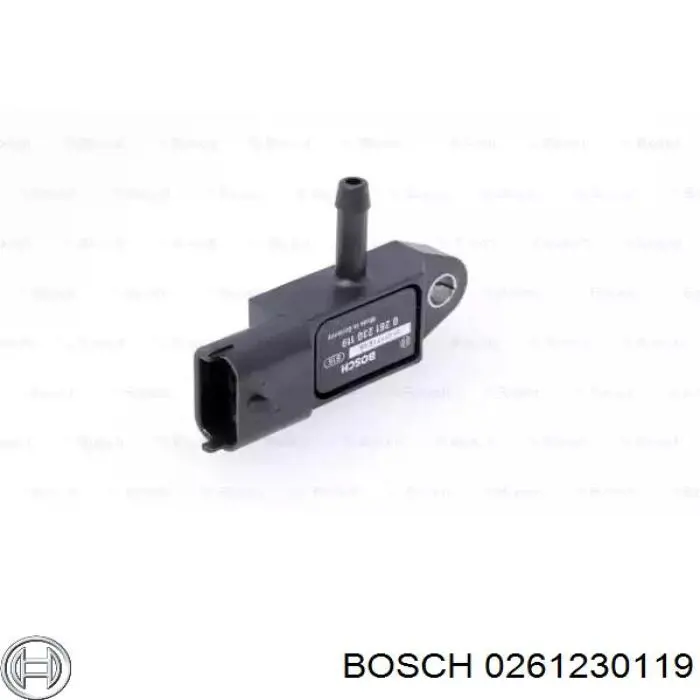 0261230119 Bosch датчик давления во впускном коллекторе, map