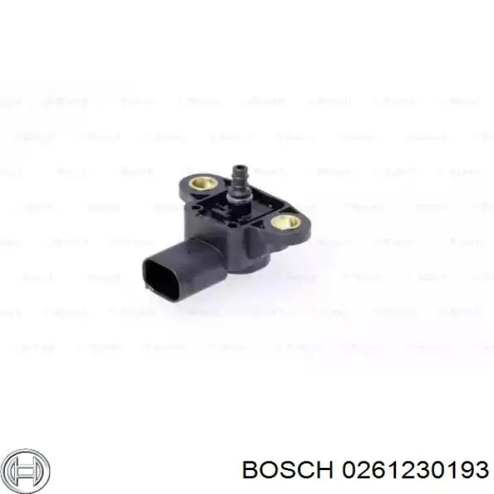 Sensor de presion de carga (inyeccion de aire turbina) 0261230193 Bosch