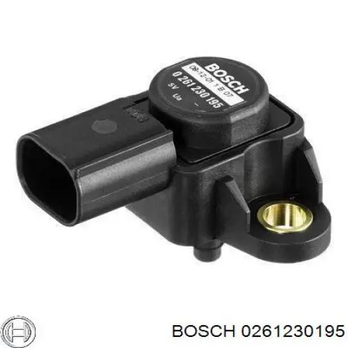 0 261 230 195 Bosch датчик давления во впускном коллекторе, map
