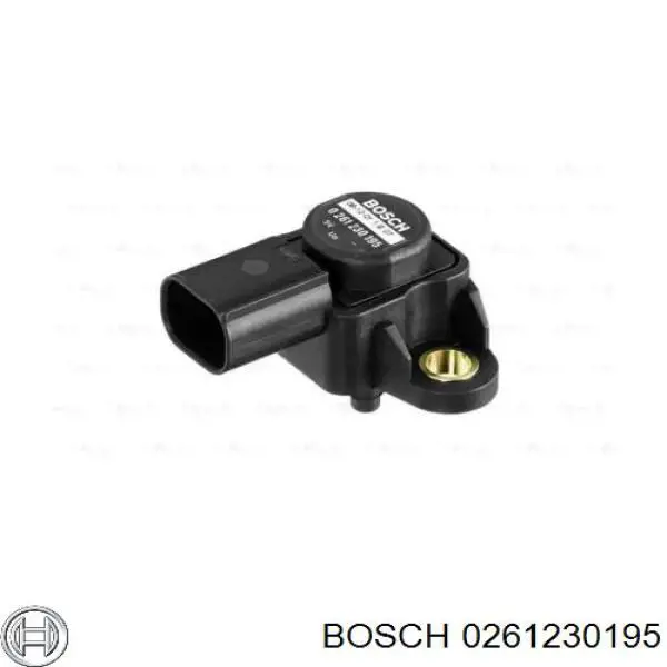Купить 0261230195 Bosch Датчик MAP