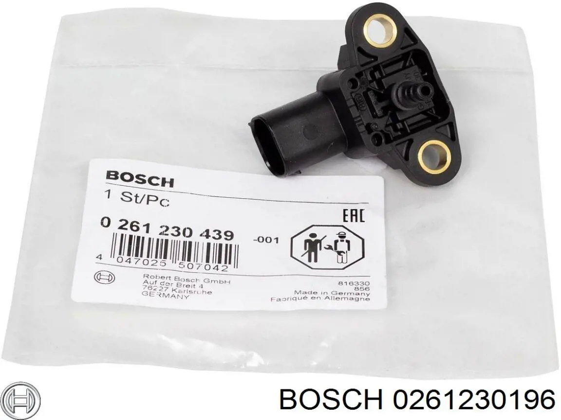 Датчик абсолютного давления в коллекторе Bosch 0261230196 цена, от 20.85 USD